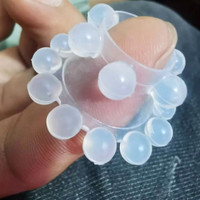 琉丽 新品双层珠解压球 双层18珠 1盒2只