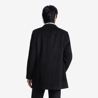 劲霸男装2025秋冬新品毛呢大衣中长款羊绒翻领大衣|BYWT3904   (165)