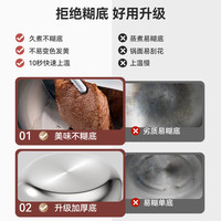 Royalstar荣事达鸳鸯锅/清汤锅304不锈钢电磁炉加厚火锅盆火锅锅具家用 304鸳鸯锅 30cm（赠汤漏勺+盖子）