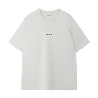 美特斯邦威男女同款短袖T恤2025夏季速干休闲舒适印花上衣 180/100A/XL 灰色