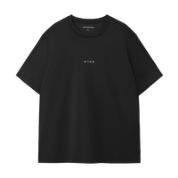 美特斯邦威男女同款短袖T恤2025夏季速干休闲舒适印花上衣 165/88A/S 黑色