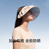 蕉下（beneunder）遮阳帽BM532女贝壳帽空顶帽防晒帽夏季防紫外线户外 【发箍款】向阳黄