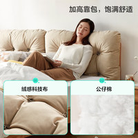  LINSY/林氏家居 北欧简约 实木床+床头柜  【实木铺板】床+床头柜*1 1800*2000mm