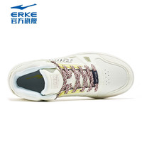 鸿星尔克男鞋板鞋2025年春季休闲鞋运动女跑步鞋软底运动鞋滑板鞋子 92122301438-002（女） 37