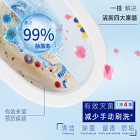 妙力(Bref)悬挂式马桶清洁球剂洁厕宝洗厕所除臭自动除垢去异味去渍 Bref洁厕球松林味3挂装 150g 1盒