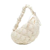 Carlyn COZY M中号韩国云朵饺子马鞍包单肩斜挎包 GLOW乳白色I
