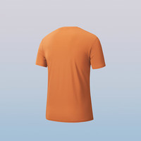 HLA海澜之家短袖T恤25新运动三体联名系列凉感短袖男夏HNTBW2J111A 浅橙ET 2XL 185/100A 165~180斤