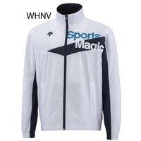  DESCENTE/运动服防风训练男士防风夹克外套/DAT-306 (BKWH) 黑色/金色、(BKWH)ブラック/ゴールド