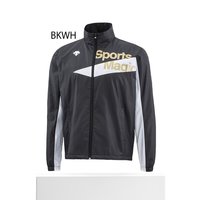  DESCENTE/运动服防风训练男士防风夹克外套/DAT-306 (BKPK) 黑色/粉色、(BKPK)ブラック/ピンク