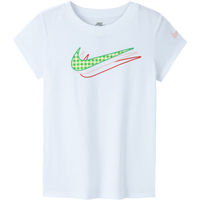 NIKE 耐克童装女童纯棉短袖T恤夏季新款儿童亲肤舒适短T上衣   【建议身高110-116cm】