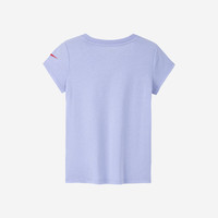 NIKE 耐克童装女童纯棉短袖T恤夏季儿童亲肤舒适短T上衣 紫石楠 110 /52(4T) 【身高98-104】