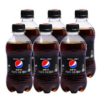 pepsi 百事 可乐百事可乐无糖款有糖款300ML*6瓶