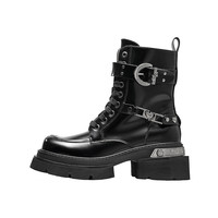 【靴子】knkw2024秋冬长靴厚底马丁靴子合集甜酷靴鞋增高女鞋 朋克马丁靴 38