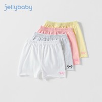 JELLYBABY女童裤子2024夏季童装新款纯色百搭宝宝短裤儿童打底安全裤