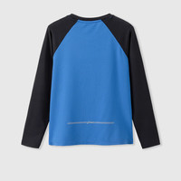 asics亚瑟士童装秋季男女童运动休闲速干百搭针织T恤 8851亚瑟士蓝 160