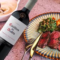 红魔鬼 Casillero del Diablo 红魔鬼经典赤霞珠智利红酒白葡萄酒750ml 单支装