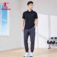 乔丹短袖Polo衫男士吸湿速干衣2025夏季运动透气翻领短t上衣 200/5XL