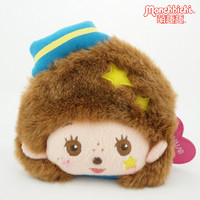 萌趣趣 Monchhichi 娃娃易硬币零钱包可爱迷你钥匙卡通钱包