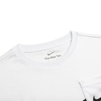 NIKE 耐克童装男童凉感短袖T恤夏季纯棉舒适抗菌防螨儿童短T上衣 纯白色 100 /52 【身高92-98cm】 100/52(3T)