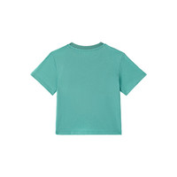 YeeHoO英氏男童女童t恤夏装纯棉开肩 夏季中大童短袖T恤 水域蓝YRTCJ2Q732A 110 cm 110cm
