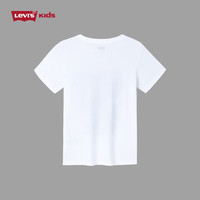 Levi's 李维斯童装男女童短袖T恤夏季儿童卡通印花休闲短T上衣 明亮白 140 /68 【身高128-140cm】 140/68(S)