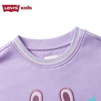 Levi's 李维斯童装女童小怪兽卫衣春秋儿童圆领可爱上衣 兰花盛开 140 /64 【身高128-140cm】 140/64(S)