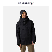 ROSSIGNOL卢西诺男士滑雪服外套防水透气保暖雪服上衣单板雪服 黑色 M