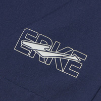 鸿星尔克儿童裤子中大童男童运动裤针织舒适儿童运动裤 蓝黑色 100