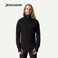 HOUDINI胡丁尼PowerHoudi魔术大师户外25春新男polartec抓绒外套 TrueBlack/TrueBlack（黑色） 2XL 身高175-190cm体重75-95kg