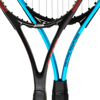 红双喜（DHS）网球拍铝合金碳复合对拍网球课用男女训练拍蓝红 ES6700+ES2900