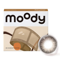 moody日抛10片美瞳日常通勤大直径彩色隐形眼镜女经典 750