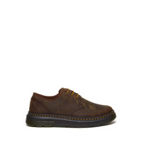 马丁(马汀博士 Dr.Martens)Crewson Lo英伦男款春夏季圆头德比鞋疯马皮棕单鞋 棕色 36
