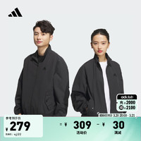 adidas 阿迪达斯 休闲宽松梭织立领夹克