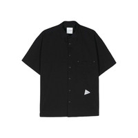 and wander 春夏新款男士时尚休闲短袖衬衫银泰百货精品 301574