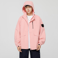 保罗·劳萨斯 PAULO LASAS 冲锋衣男秋冬季新款防风防水徒步情侣夹克爬山外套男