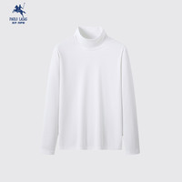 保罗·劳萨斯 PAULO LASAS 潮牌纯色宽松圆领打底长袖T恤内搭上衣