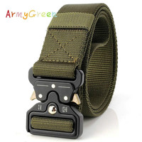 51783 战术腰带男户外休闲腰带作战作训腰带腰带军迷用品户外配饰装备 军绿色（带宽3.8cm） 均码