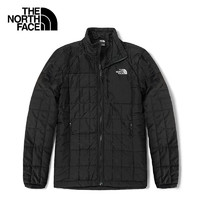 THE NORTH FACE 北面 棉服男款秋冬款户外运动防风保暖薄棉立领休闲棉衣外套83SI JK3黑色 L