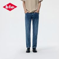 百亿补贴：Lee Cooper 2025新款春夏男士牛仔裤水洗蓝色休闲直筒百搭长裤子