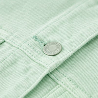 森马 Semir森柔牛仔|牛仔外套女短款毛边街头春多巴胺宽松翻领夹克 绿色调00444 165/88A/L