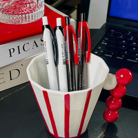 天卓极锋走珠笔按动水性笔商务签字书法练字写字速干0.5黑色红色国潮极峰静音按压书写功能气垫特色笔头