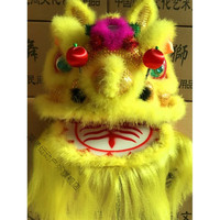 摩漾 南狮新款双人舞狮道具眨眼整套南狮舞狮子龙醒狮服装狮头套装 珠光亮片南狮