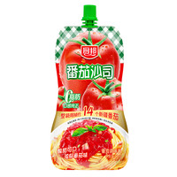 厨邦 番茄酱沙司挤挤装320g家用手抓饼披萨意面番茄酱袋装酸甜酱
