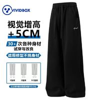 VIVID BOX 男士春秋宽松直筒运动休闲裤