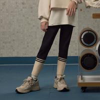 【加绒】nb女童中大童加绒保暖撞色拼接针织打底裤