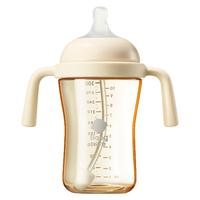 babycare婴儿奶瓶ppsu防呛6个月宝宝断奶水杯学饮杯大容量仿母乳