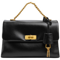 CHARLES&KEITH25春新品中号kerry邮差包单肩包斜挎包包女包生日CK2-80782515 Black 中包