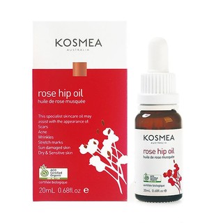 KOSMEA 澳大利亚直邮Kosmea玫瑰果油精华液小金瓶淡化痘印提亮肤色20ml