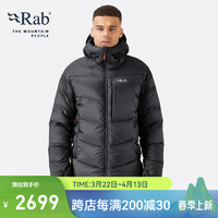 Rab 男子户外羽绒衣 QDN-69 黑色 M