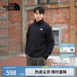 THE NORTH FACE 北面 户外软壳外套 8AUP JK3/黑色